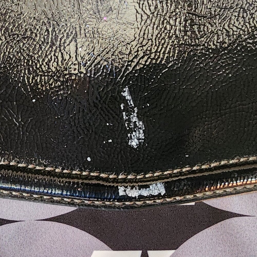 COACH H0968-14321 Madison Claire Op-Art Sateen Chain Link 2-Way Hobo Pur… - Picture 16 of 16